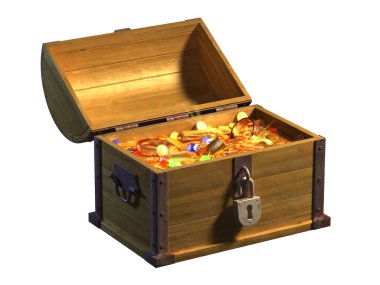 Treasure chest clipart