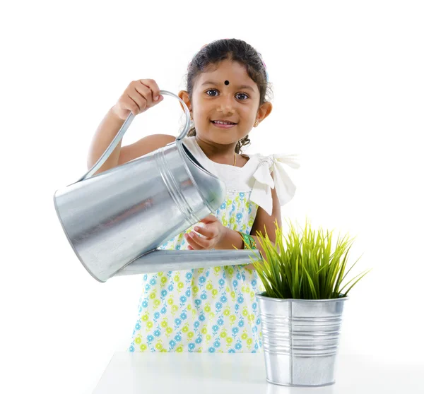 Indiska barn jordbruk — Stockfoto