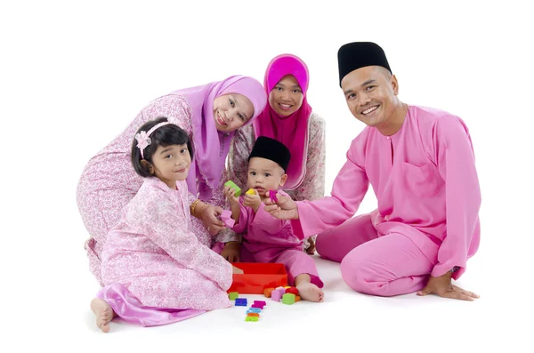 Malajski-rodzina — Zdjęcie stockowe