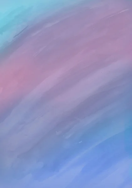 Akvarell bakgrunden med ränder i blått, rosa, violett och dar — Stockfoto