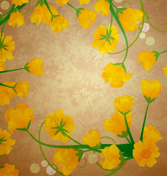 Květy žluté — Stock fotografie