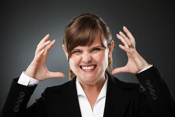 Mujer de negocios furiosa —  Fotos de Stock