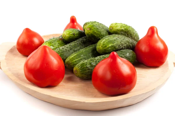 Tomates y pepinillos —  Fotos de Stock
