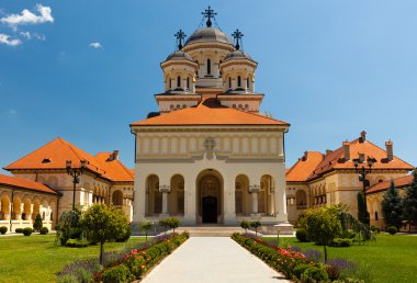 Coronation Cathedral in Alba Iulia, Romania clipart