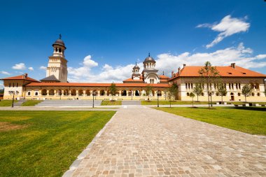 Coronation Cathedral in Alba Iulia, Romania clipart