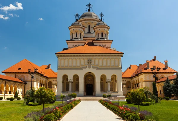 Catedral de la Coronación en Alba Iulia, Rumania — Foto de Stock