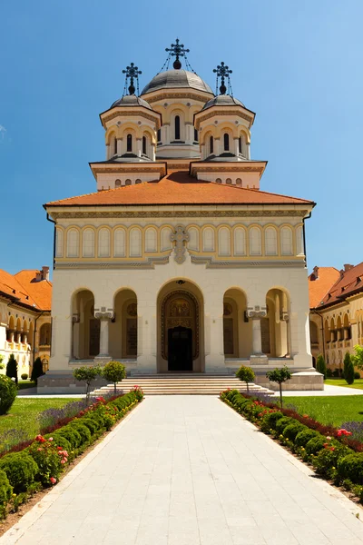 Στέψη καθεδρικό ναό στο alba iulia, Ρουμανία — Φωτογραφία Αρχείου