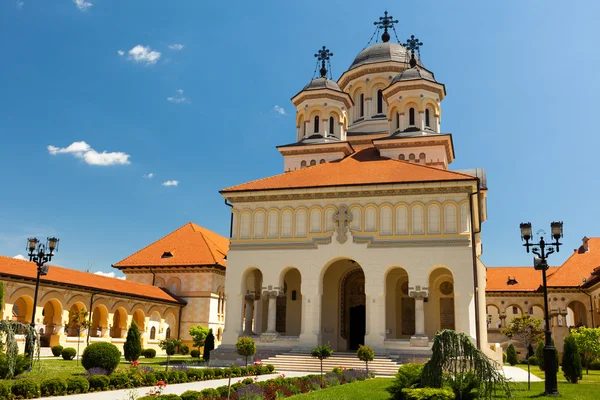 Alba Iulia, Romanya katedralde taç giyme töreni — Stok fotoğraf