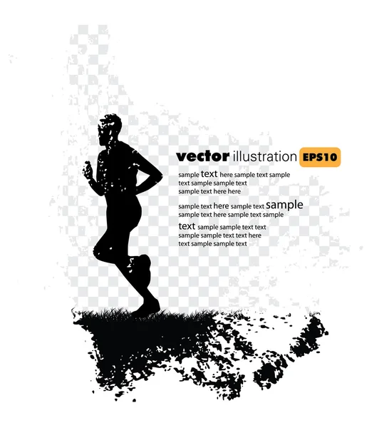 Runner — Stock Vector
