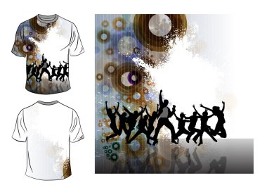 Vector. T-shirt design clipart