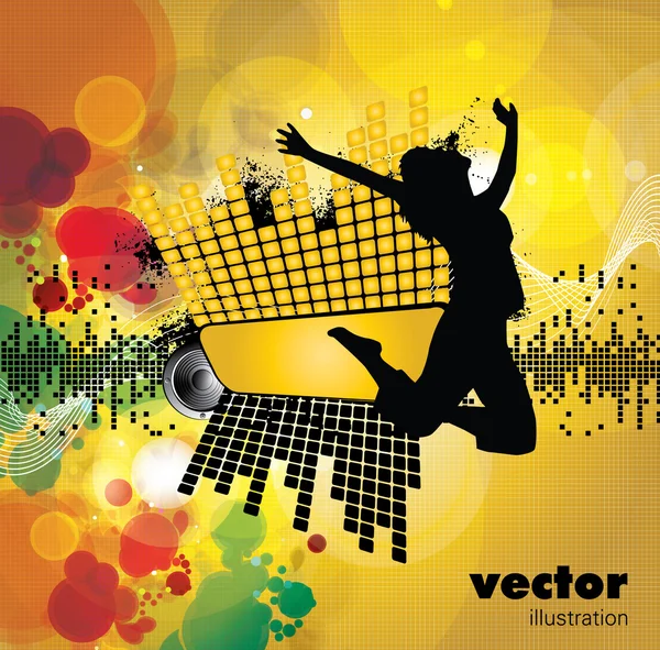 Hudební událost pozadí. vektorové ilustrace eps10. — Stockový vektor