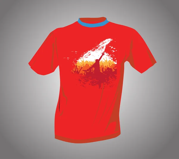 Vector. design de t-shirt — Vetor de Stock