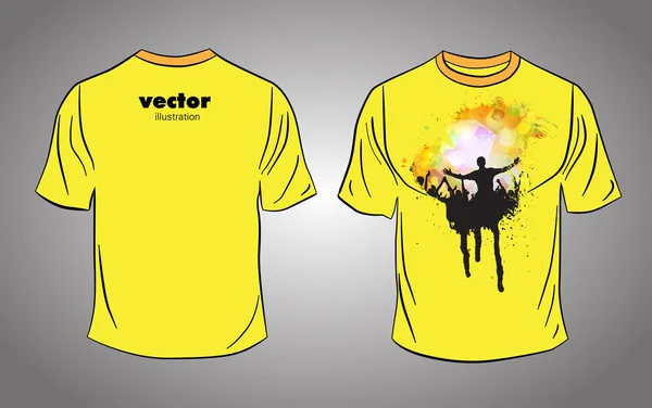 Vector. T-shirt design — Stock Vector