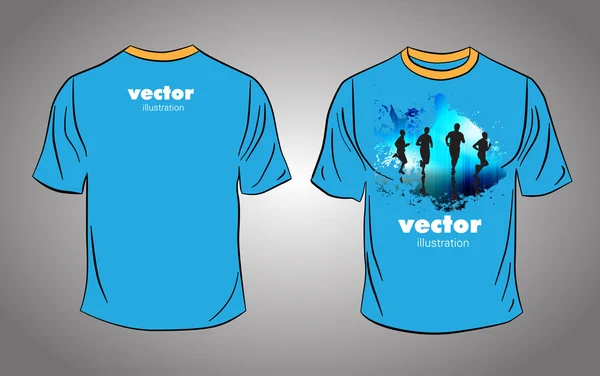 Vector. Diseño de camiseta — Archivo Imágenes Vectoriales