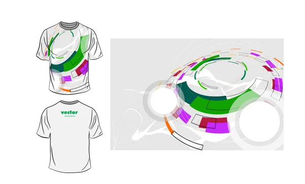 Vektor. T-shirt design — Stock Vector
