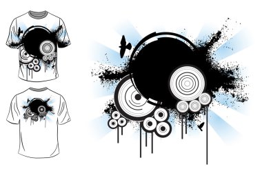 Vector. T-shirt design clipart