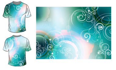 Vector. T-shirt design clipart