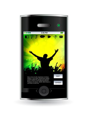 Smartphone düzenlenebilir vektör