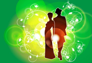 parti vektör arka plan