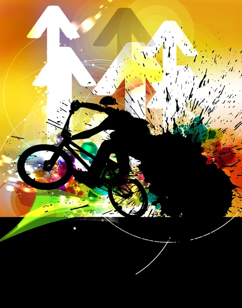 BMX cyclist — Stock Photo, Image