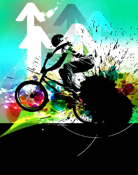 Ciclista BMX — Foto de Stock