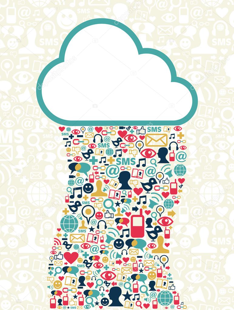 Cloud computing social media network