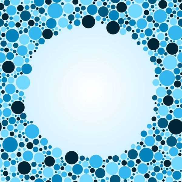 抽象的なカラフルな円の背景 — ストックベクタ