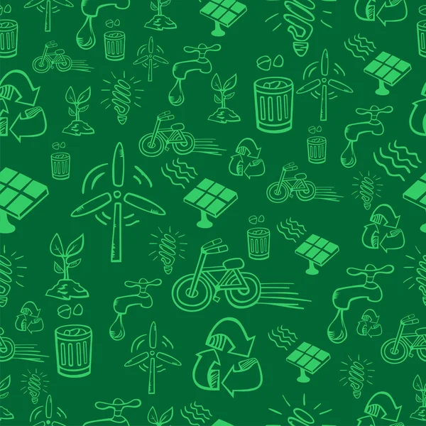 Patrón verde de energía alternativa —  Fotos de Stock