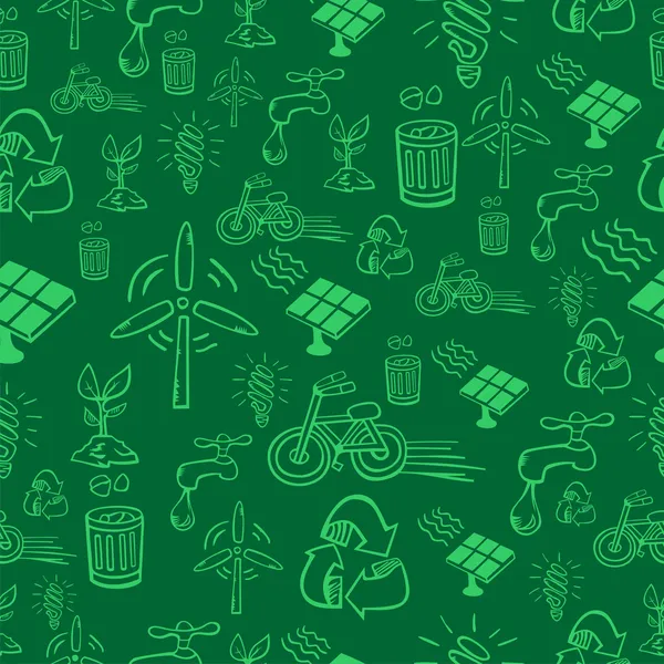 Modèle d'énergie verte alternative — Image vectorielle
