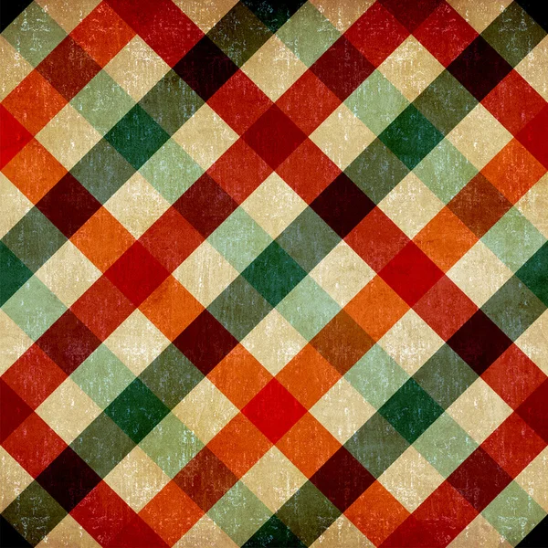 Vintage checkered tablecloth pattern — Stock Photo, Image