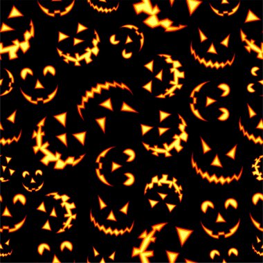 Halloween terror background pattern clipart