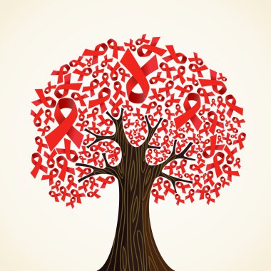 AIDS şerit ağaç