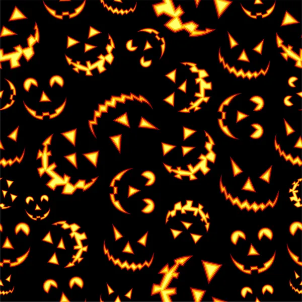 Muster des Halloween-Terrors — Stockvektor