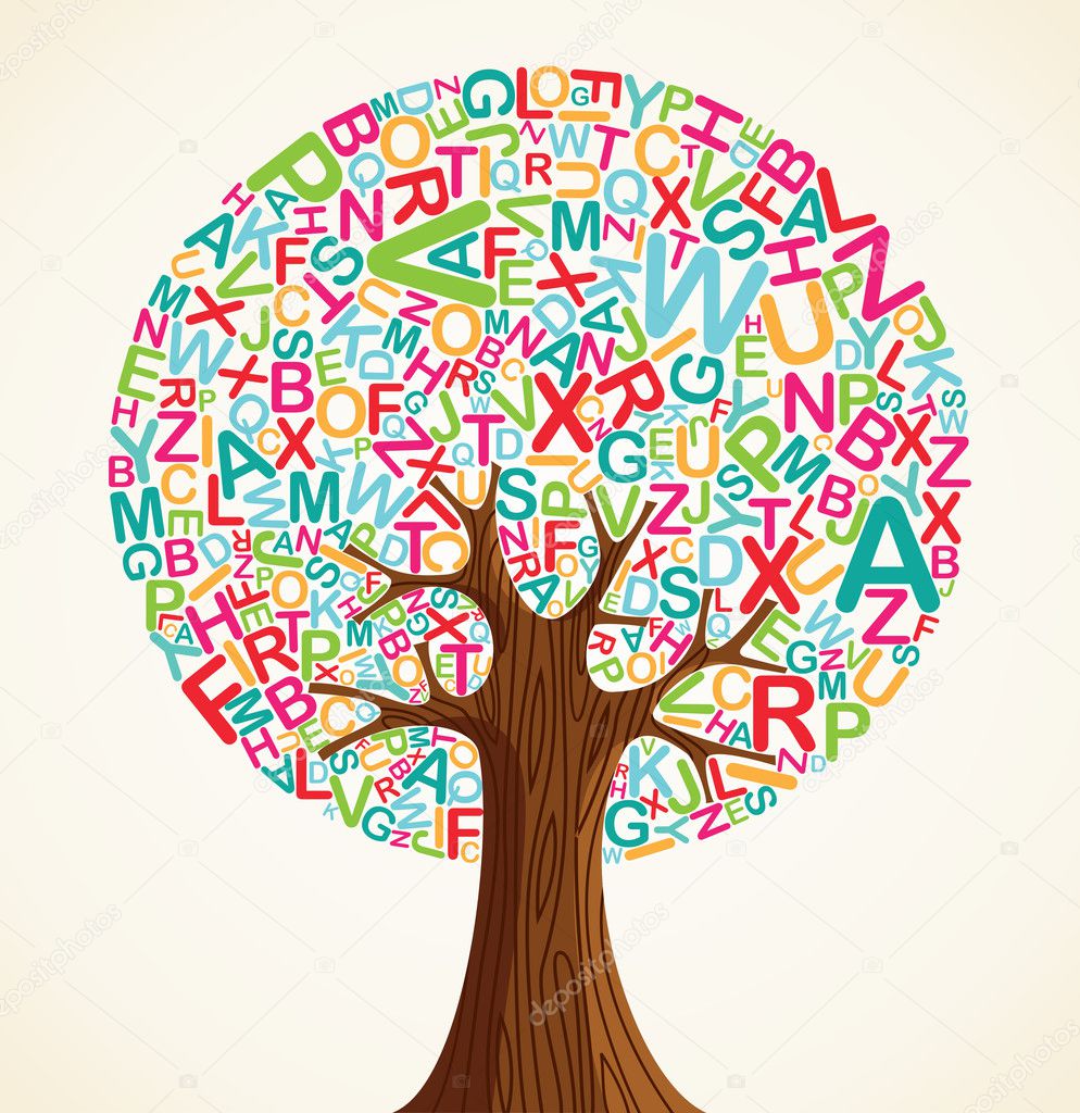 School education concept tree