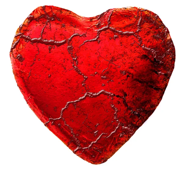 Κόκκινη καρδιά — Φωτογραφία Αρχείου