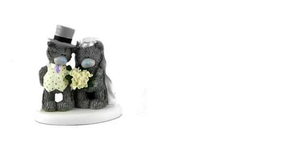 Ślub niedźwiedzie — Zdjęcie stockowe
