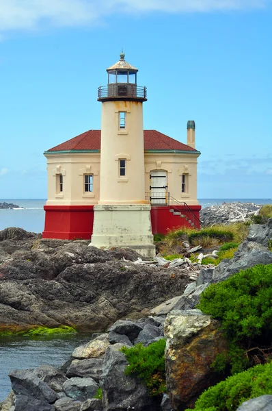 stock image Lighthouse on the pacific coast