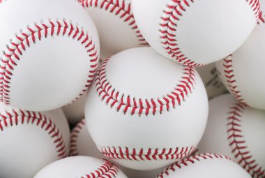 Bunch of Baseballs clipart