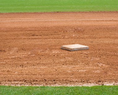 Base on baseball field clipart