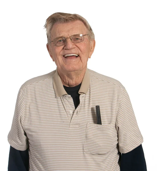 Boldog idős ember — Stock Fotó