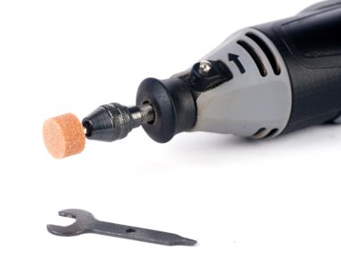 Small Power Tool With Grinder clipart