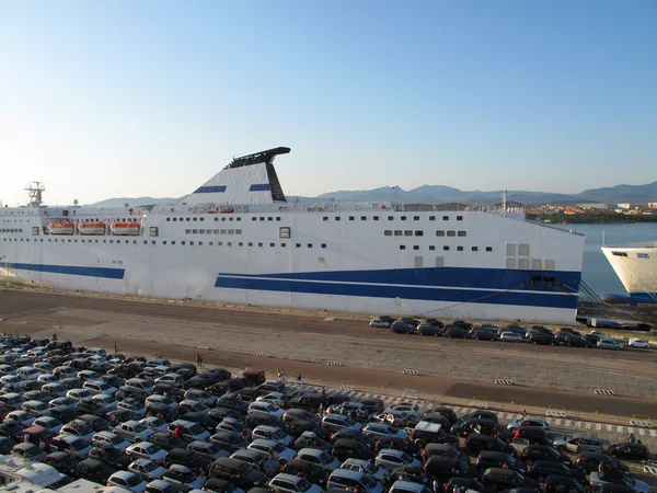 stock image The ferry in the harbor