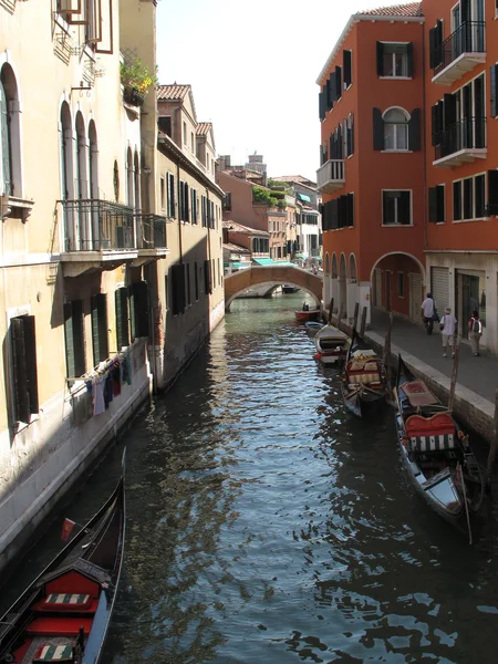 Καλοκαίρι στην Βενετία, μεγάλο κανάλι, Ιταλία — Φωτογραφία Αρχείου