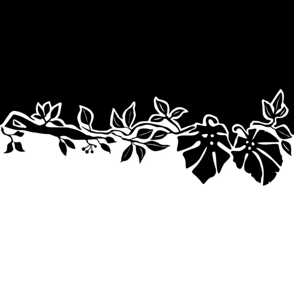 花卉背景或装饰性的设计 — 图库矢量图片