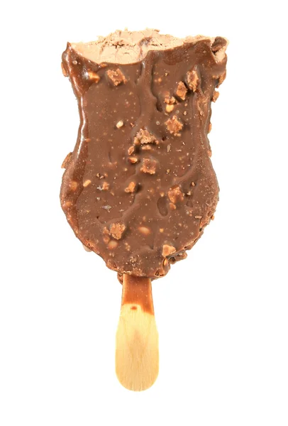 Морозиво з шоколадом на паличці — стокове фото
