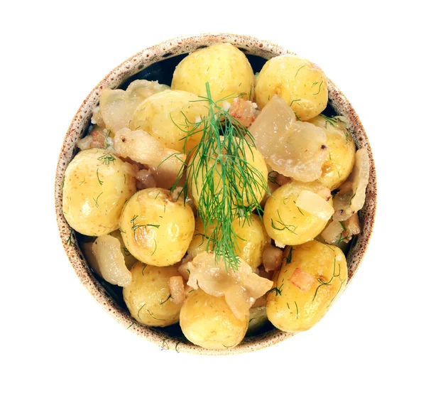 Batatas cozidas no prato — Fotografia de Stock