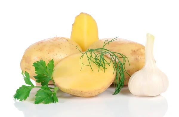 Färsk rå potatis — Stockfoto
