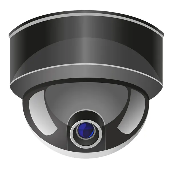 Illustration vectorielle de caméra de surveillance vidéo — Image vectorielle