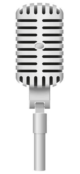 Stary mikrofon ilustracji wektorowych — Wektor stockowy