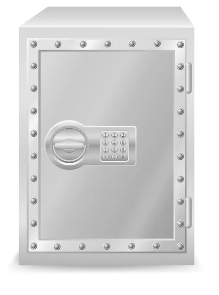 Cassetta di sicurezza con combinazione elettronica blocco illustrazione — Foto Stock